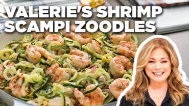 VIDEO: Valerie Bertinelli’s Shrimp Scampi Zoodles | Valerie’s Home Cooking | Food Network