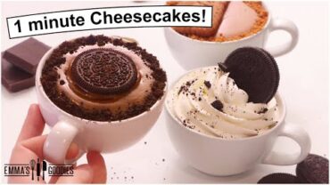 VIDEO: 1 Minute CHEESECAKES | Treats for ONE to Satisfy Any Craving!