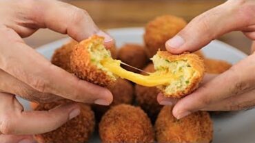 VIDEO: Cheese Stuffed Mashed Potato Balls Recipe