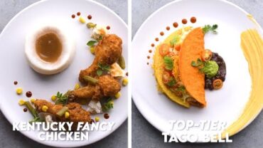 VIDEO: Be bougie on a budget with this fancy plated fast food! So Yummy
