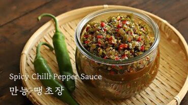 VIDEO: 🌶 맛~있게 매운 밥도둑! 땡초 다져 만드는 만능 땡초장 : Spicy Chilli Pepper Sauce [우리의식탁]