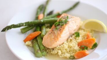 VIDEO: Miso Salmon with Asparagus and Carrots- Everyday Food with Sarah Carey