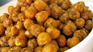 VIDEO: Indian Spiced Roasted Chickpeas Recipe – Quick, Easy, Delicious
