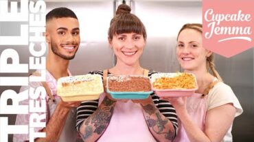 VIDEO: Triple Tres Leches BAKE AT HOME KIT! | Cupcake Jemma Channel