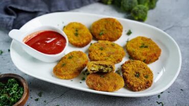 VIDEO: Chickpea Broccoli Nuggets (Easy & Yummy Recipe)