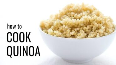 VIDEO: How to Cook Quinoa (the easy way)