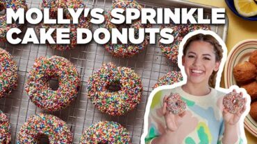 VIDEO: Molly Yeh’s Sprinkle Cake Donuts | Girl Meets Farm | Food Network