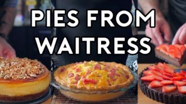 VIDEO: Binging with Babish: Pies from Waitress