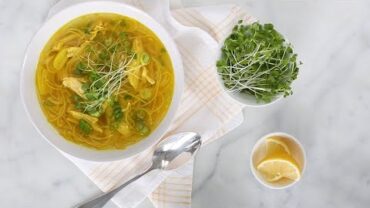 VIDEO: Ginger-Spice Chicken Soup- Everyday Food with Sarah Carey