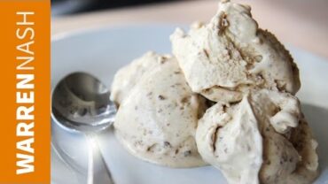 VIDEO: Brown Bread Ice Cream Recipe – With Ice Cream Maker – Recipes by Warren Nash