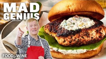 VIDEO: Justin Chapple Makes Blackened Fish Sandwiches with Tartar Sauce | Mad Genius | Food & Wine