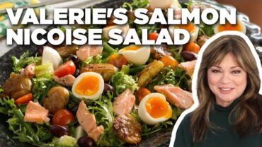 VIDEO: Valerie Bertinelli’s Cold-Poached Salmon Nicoise Salad | Valerie’s Home Cooking | Food Network