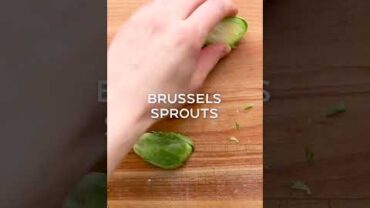 VIDEO: Roasted Brussels Sprouts Caesar Salad #shorts