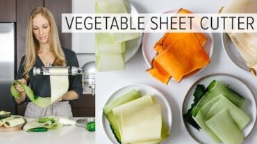 VIDEO: VEGETABLE SHEET CUTTER | is this the next spiralizer?
