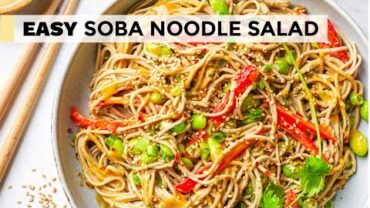 VIDEO: SOBA NOODLES RECIPE |  easy salad from our new cookbook!
