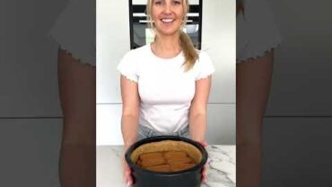 VIDEO: Satisfy your Biscoff craving with this decadent Brookie Pie! #shorts