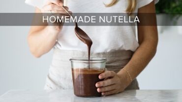 VIDEO: HOW TO MAKE NUTELLA | healthy nutella recipe