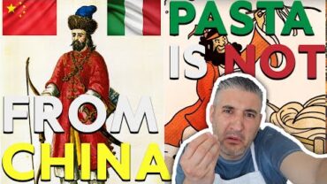 VIDEO: PASTA IS NOT from CHINA and this is the TRUTH of Pasta History