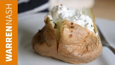 VIDEO: How to bake a potato in the Oven and Microwave – 60 second vid – Recipes by Warren Nash