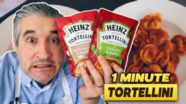 VIDEO: Italian Chef Try 1 MINUTE TORTELLINI For the First Time