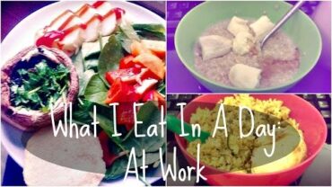 VIDEO: WHAT I EAT IN A DAY #4 (WORK EDITION) | Cheap Lazy Vegan