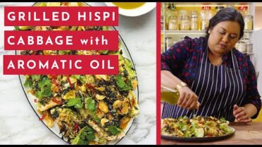 VIDEO: Grilled hispi cabbage with coriander, garlic, chilli and lime oil | Ottolenghi 20