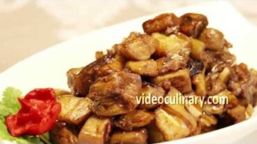 VIDEO: Filipino Eggplant with Garlic & Soy Sauce – Talong Adobo Recipe