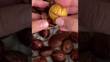 VIDEO: ❗ STOP STRUGGLING WHEN PEELING #CHESTNUTS 🌰 #cookistwow #method #airfryer #shorts
