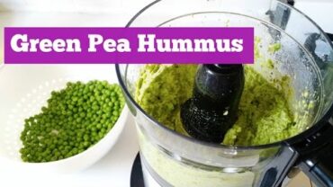 VIDEO: Green Pea Hummus | Tahini Free