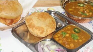 VIDEO: Easy Chole Bhature Recipe Video by Bhavna – Complete Meal Menu
