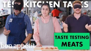 VIDEO: Professional Chefs Blindly Taste Test Cured Meats | Test Kitchen Talks | Bon Appétit