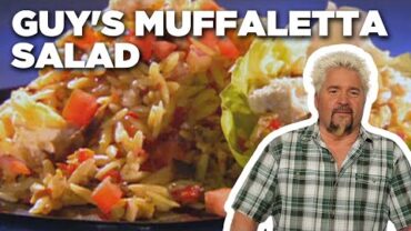 VIDEO: Guy Fieri’s Muffaletta Salad (THROWBACK) | Guy’s Big Bite | Food Network