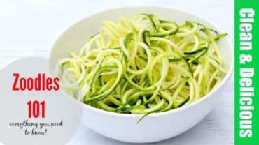 VIDEO: HOW TO COOK ZUCCHINI NOODLES | everything you need to know about zoodles