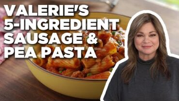 VIDEO: Valerie Bertinelli’s 5-Ingredient Sausage and Pea Pasta | Food Network