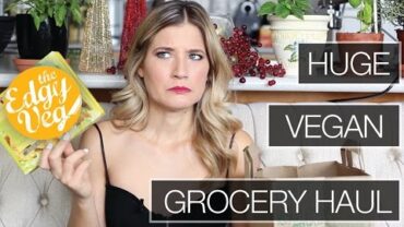 VIDEO: Vegan / Vegetarian Grocery Haul -January | The Edgy Veg