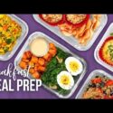 VIDEO: 5 Healthy BREAKFAST Meal Prep Ideas | New Year
