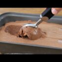 VIDEO: Homemade Chocolate Ice Cream Recipe (Only 3-ingredients)