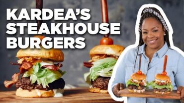 VIDEO: Kardea Brown’s Steakhouse Burgers | Delicious Miss Brown | Food Network