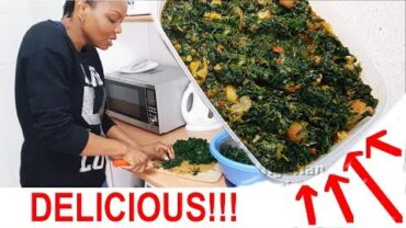 VIDEO: Cook with me: Delicious Vegetable Soup with Alternative Ugu and Water leaves | Flo Chinyere