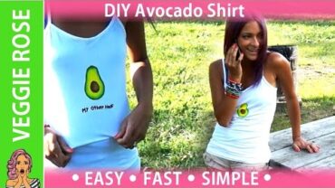 VIDEO: DIY Avocado Shirt!