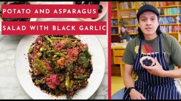 VIDEO: Potato and Asparagus Salad with Black Garlic and Dukkah | Ottolenghi 20