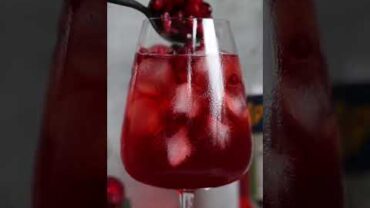 VIDEO: Pomegranate Aperol Spritz