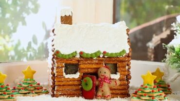 VIDEO: How to Make a Gingerbread House Log Cabin (No Kit Required) – Gemma’s Bigger Bolder Baking 47