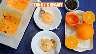 VIDEO: Orange Chocolate Chip Ice Cream Video Recipe | Bhavna’s Kitchen