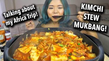 VIDEO: VEGAN KIMCHI JJIGAE RECIPE & MUKBANG (Korean Kimchi Stew)