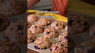 VIDEO: The best blueberry muffins are… vegan??