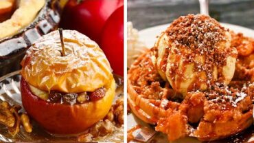 VIDEO: 3 Apple Desserts We’re Totally Falling for Right Now! | Dessert Recipes and Hacks by So Yummy