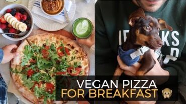 VIDEO: Vegan Pizza For Breakfast + Couple’s Candle Making :) | VLOG