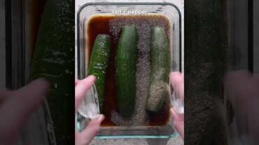 VIDEO: Asian Accordion Cucumber Salad #shorts