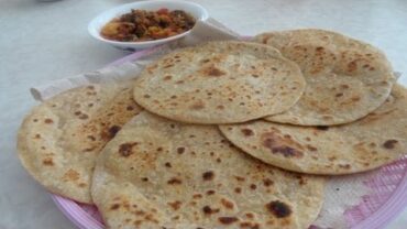 VIDEO: Whole Wheat Plain Paratha video recipe – Indian Cooking by Bhavna